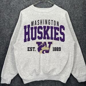 Vtg 1889 Washington Huskies Washington Style University Sweatshirt